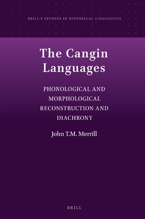 Cover The Cangin Languages