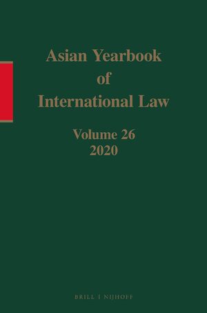 Cover Asian Yearbook of International Law, Volume 26 (2020)