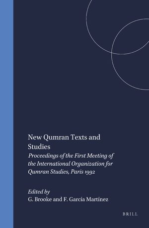 Cover New Qumran Texts and Studies
