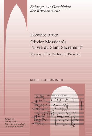 Cover Olivier Messiaenâs âLivre du Saint Sacrementâ