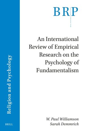 Cover An International Review of Empirical Research on the Psychology of Fundamentalism