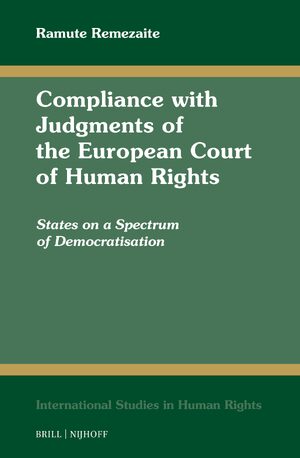Cover Compliance with Judgments of the European Court of Human Rights