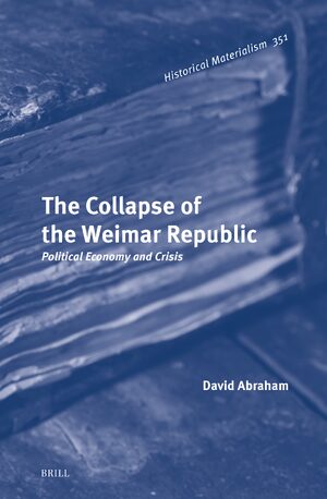 Cover The Collapse of the Weimar Republic