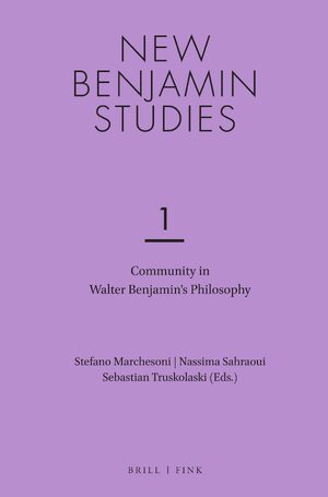 Cover Community in Walter Benjaminâs Philosophy