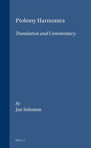 Cover Ptolemy Harmonics