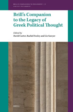 Cover Brill's Companion to the Legacy of Greek Political Thought