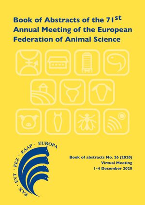 Cover Book of Abstracts of the 71st Annual Meeting of the European Federation of Animal Science