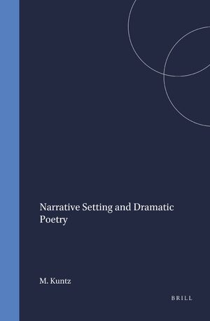 Cover Narrative Setting and Dramatic Poetry