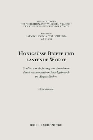 Cover HonigsÃ¼Ãe Briefe und lastende Worte