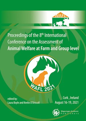 Cover Proceedings of the 8th International Conference on the Assessment of Animal Welfare at the Farm and Group Level