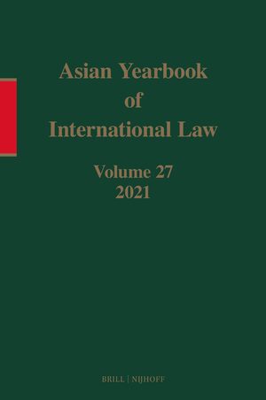 Cover Asian Yearbook of International Law, Volume 27 (2021)
