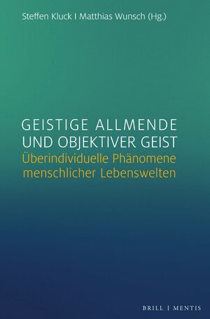 Cover Geistige Allmende und objektiver Geist