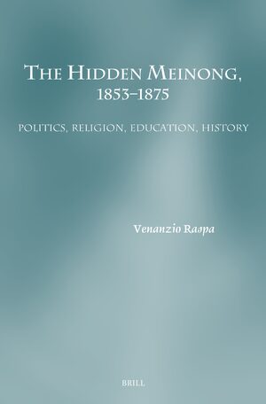 Cover The Hidden Meinong, 1853â1875