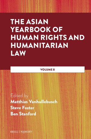 Cover The Asian Yearbook of Human Rights and Humanitarian Law