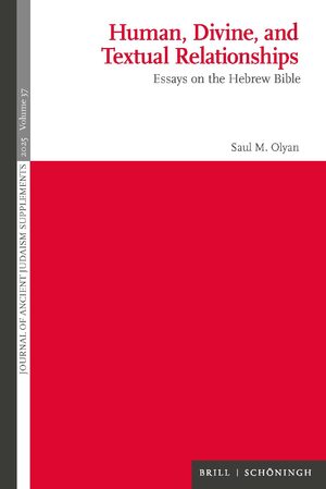 Cover Human, Divine, and Textual Relationships