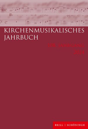 Cover Kirchenmusikalisches Jahrbuch 108. Jahrgang 2024