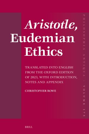 Cover Aristotle, <i>Eudemian Ethics</i>