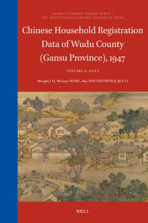 Cover Chinese Household Registration Data of Wudu County (Gansu Province), 1947 (Volume 2)