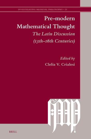 Cover Pre-modern Mathematical Thought