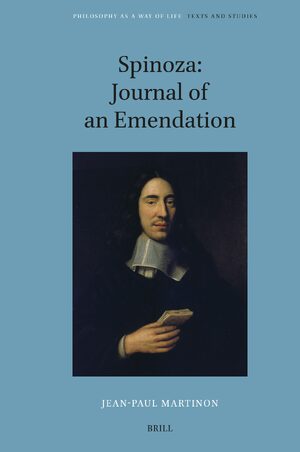 Cover Spinoza: Journal of an Emendation
