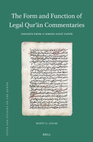 Cover The Form and Function of Legal QurÊ¾Än Commentaries