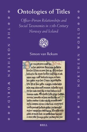 Cover Ontologies of Titles: Office-Person Relationships and Social Taxonomies in 13th-Century Norway and Iceland