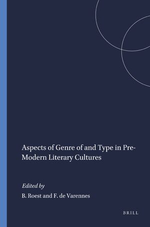 Cover Aspects of Genre of and Type in Pre-Modern Literary Cultures