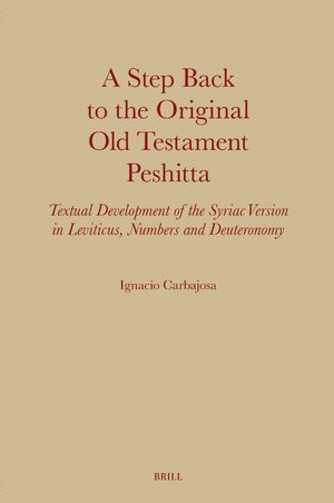 Cover A Step Back to the Original Old Testament Peshitta