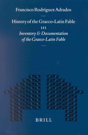 Cover History of the Graeco-Latin Fable