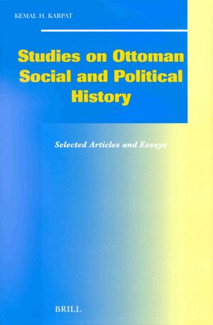 Cover Studies on Ottoman Social and Political History