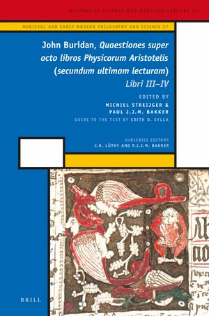 Cover John Buridan, Quaestiones super octo libros Physicorum Aristotelis (secundum ultimam lecturam)