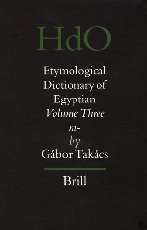 Cover Etymological Dictionary of Egyptian