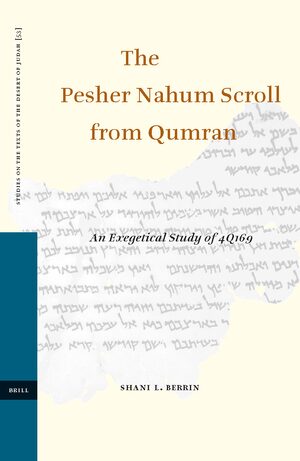 Cover The Pesher Nahum Scroll from Qumran