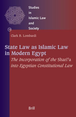 Cover State Law as Islamic Law in Modern Egypt