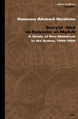 Cover Sayyid Ê¿Abd al-Raá¸¥mÄn al-MahdÄ«