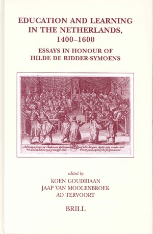 Cover Education and Learning in the Netherlands, 1400-1600