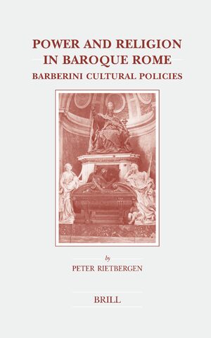 Cover Power and Religion in Baroque Rome