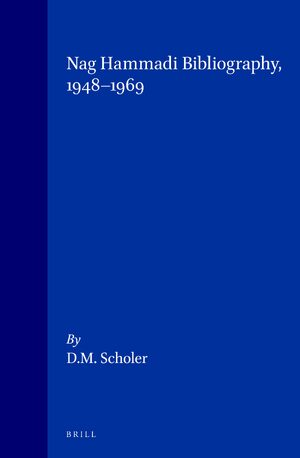 Cover Nag Hammadi Bibliography, 1948-1969