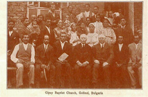 Visit of missionaries from the Danubian Gospel Mission Field, the village of Golintsi, 1920s.