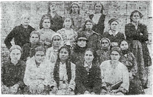 Members of the Christian Women’s Society “Romni”, the village of Golintsi, 1927.