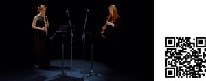 Karin Wetzel: V aus X-Pieces für zwei Blockflöten, 2017. Lydia Dietrich und Laura Kalchofner, Blockflöten. Printed with permission. Zur Aufnahme: https://vimeo.com/640304360.