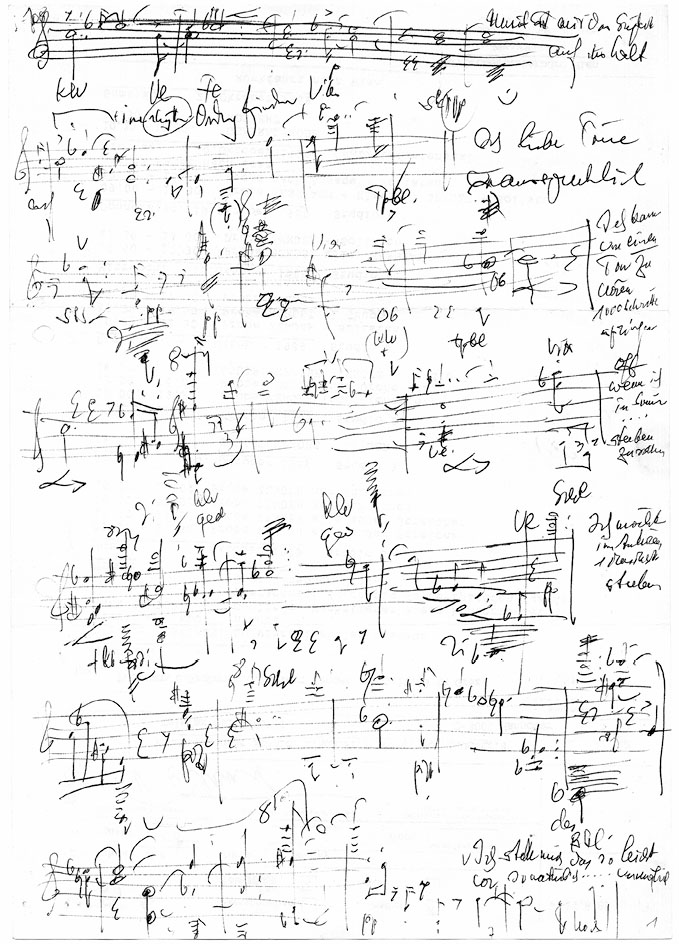 Hans Zender: Skizze zu Musik