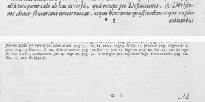 Signatures *2 and ** in the Preface of Renati Des Cartes Principiorum Philosophiae pars I et II; Cogitata Metaphysica.