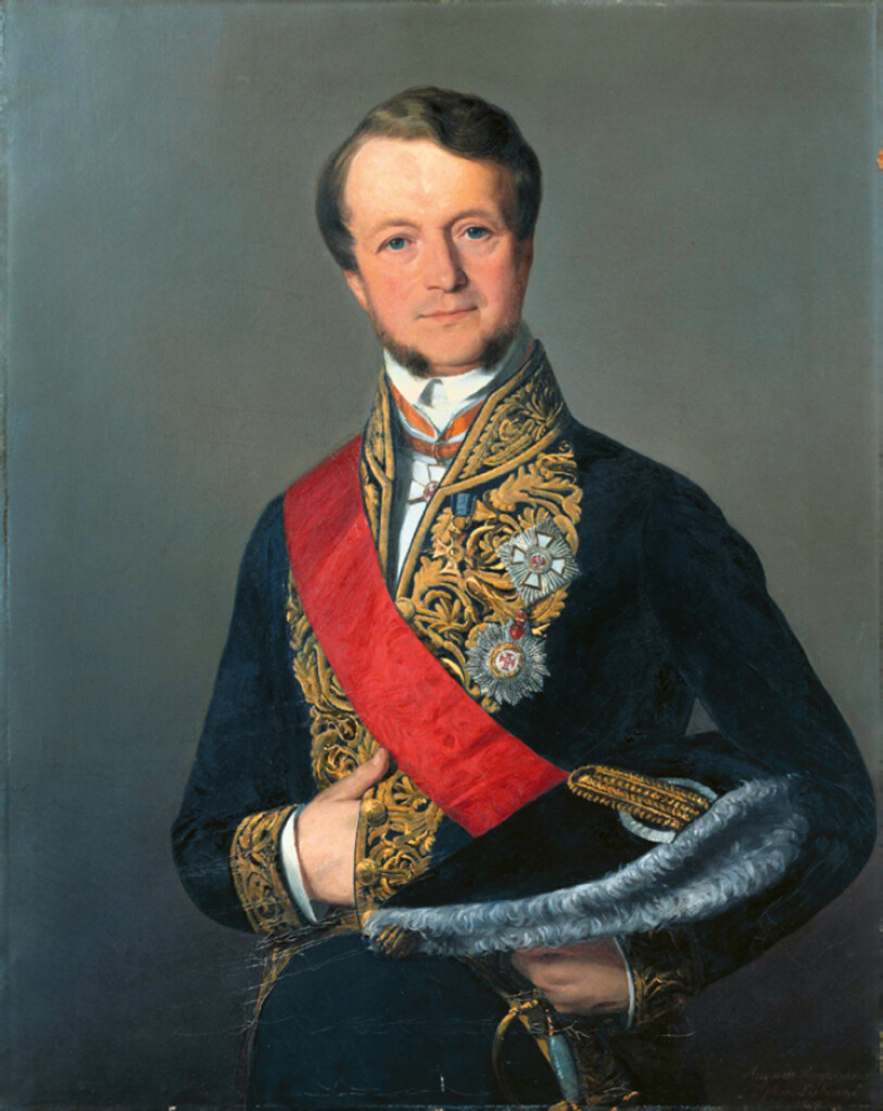 August Roquemont, Portrait of Athanasius RaczyÅski as a Prussian Envoy in Lisbon, 1843