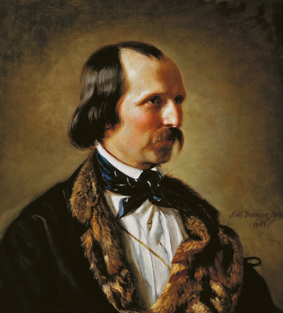 Carl Adolph Hennig, Portrait of Wilhelm Kaulbach (from Athanasius RaczyÅskiâs collection), 1847