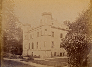 Palace in Nernier after its expansion, photo c.1890, in: A. Rouget, Les Monuments historiques de Haute-Savoie, Lyon 1895