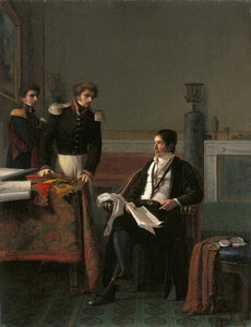 Léopold Robert, Lord Drummond and Two Friends, the Chamberlain to the King of The Netherlands and Count Athanasius RaczyÅski, 1821