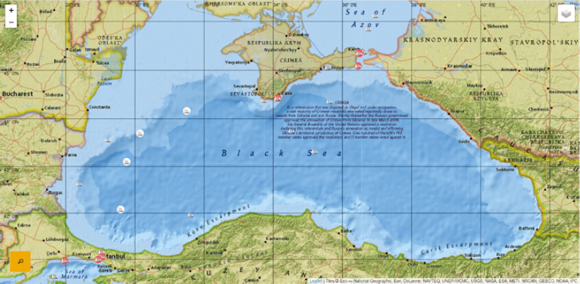 The Stratigos Favieros: Torre Annunziata-Yeysk 21 February 1885â11 April 1885; the Coundouriotis: Istanbul-Berdyansk 13 September 1867â7 October 1867 (highlighted); and the Asimoula: Istanbul-Berdyansk 2 April 1885â13 April 1885 in the centre of the map