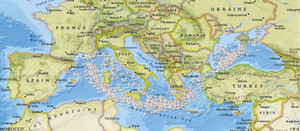 Routes of the brig Eleni Koupa 1878â1888