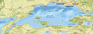 Sea of Marmara anchoring and passing points